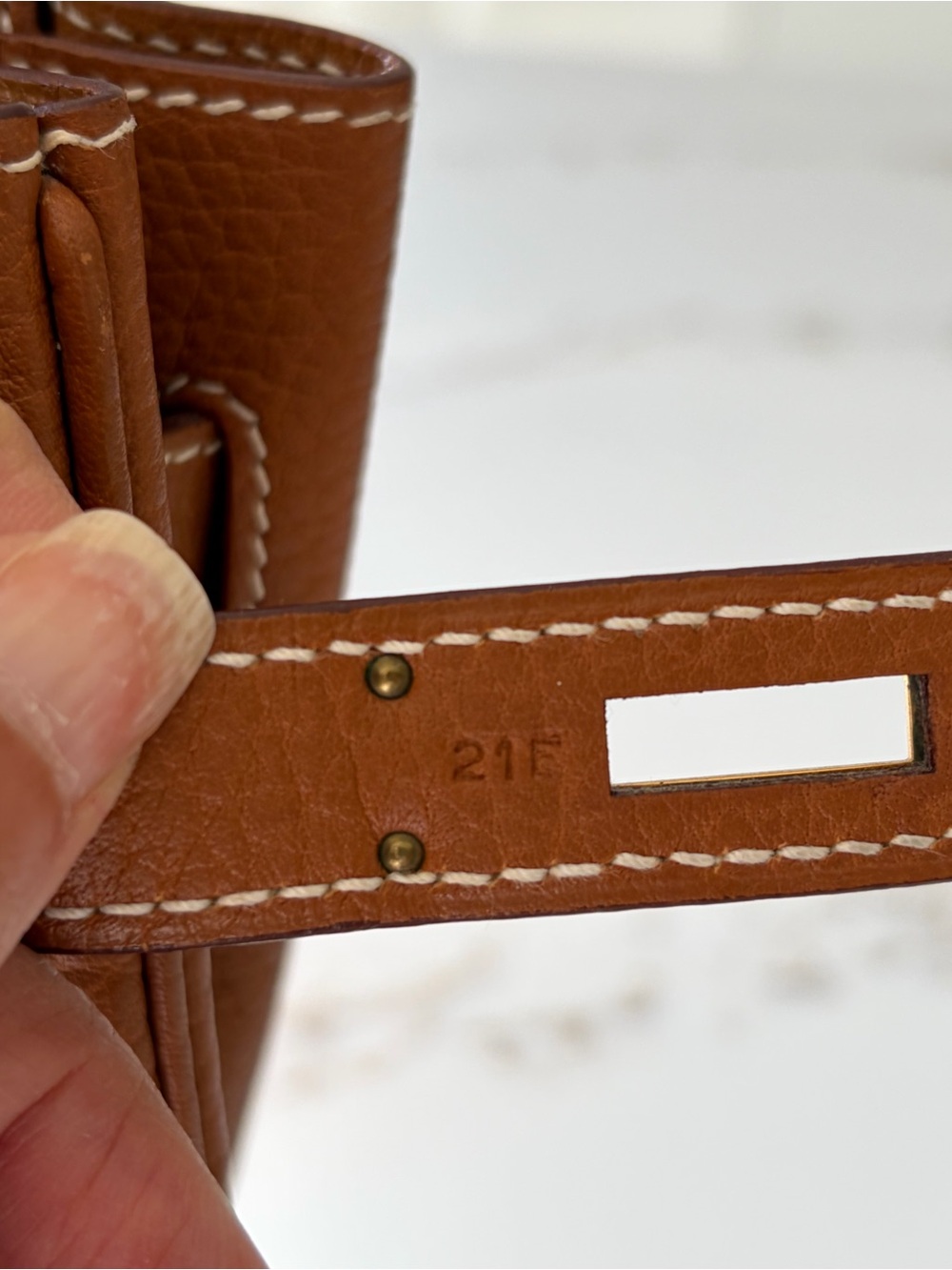 Hermes Birkin Gold Fjord Leather with Gold hardware - Picture 14 of 17
